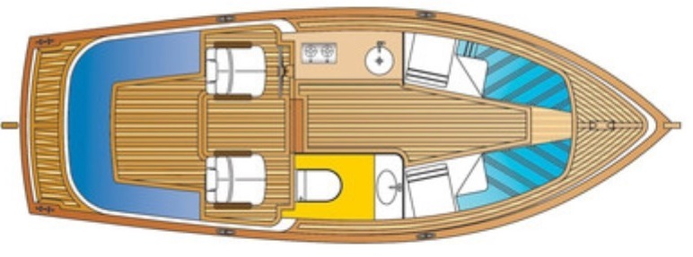 Sloep Cabin 750