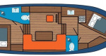 Grundriss Motoryacht Capella Holland