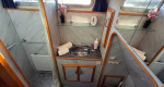 Dusche WC Motoryacht Capella Holland