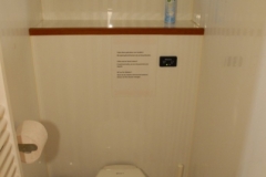 Hausboot Ijsvogel Südholland Toilette