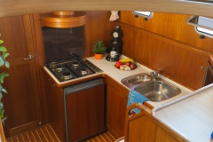 Küche Hausboot Lottje Holland