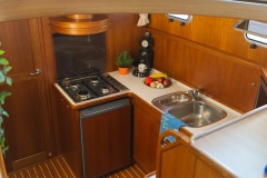 Küche Hausboot Lottje Holland