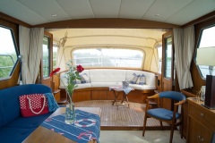 Salon/Achterdeck Hausboot Lottje Holland