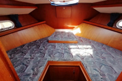 Schlafkabine-Bug-Motoryacht-Merel-Suedholland