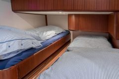 Schlafkabine Motoryacht Olympia 34 Warmond Südholland