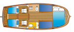 Grundriss Motoryacht Perla