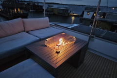 Abendstimmung-Hausboot-Sundeck-Holland